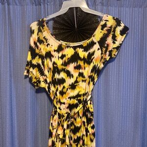 Off the shoulder light weight T-shirt dress